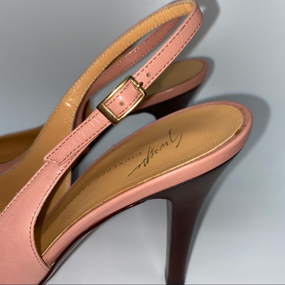 Like New! Giuseppe Zanotti Taupe Pink Pumps - Picture 7 of 16